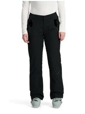 Spyder Black Insulated Ski Jacket with Spider Logo